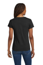 Gildan Women's Heavy Cotton V-Neck 100% Cotton T Shirt - Image 3