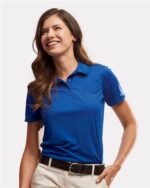 Augusta Sportswear Women's Vital Polo Shirt, 3 Button Short Sleeve Tops, Collared Polo Shirt