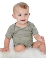 BELLA + CANVAS - Infant Jersey One Piece, Newborn to Infant Short-Sleeve Bodysuit