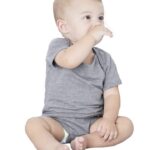 BELLA + CANVAS - Infant Triblend One Piece, Newborn to Infant Short-Sleeve Bodysuit