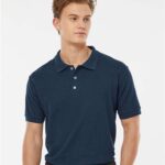 Tultex Sport Pique Polo, 3 Button Short Sleeve Collared Polo Shirt