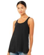 BELLA + CANVAS - Women's Flowy Racerback Tank, Relaxed Fit Sleeveless Tank Tops, XS - 2XL