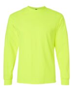 Gildan Hi Viz Ultra Cotton Long Sleeve T-Shirt, Safety Workwear,S-5XL - Image 5
