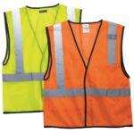 Kishigo - Economy Single Pocket Hook-and-Loop Mesh Vest - 1193-1194