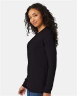 Hanes Perfect-T Long Sleeve Tee, Crewneck T-Shirt - Image 2
