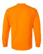 Gildan High Visibility Ultra Cotton Long Sleeve Pocket T-Shirt – Durable Safety Workwear - Image 4