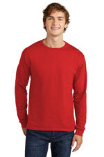 Hanes Essential T-Shirt, 100% Cotton Long Sleeve T-Shirt