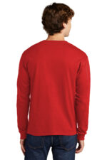 Hanes Essential T-Shirt, 100% Cotton Long Sleeve T-Shirt - Image 3
