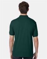 Hanes Ecosmart Jersey Polo, Short Sleeve Collared Polo Shirt - Image 3