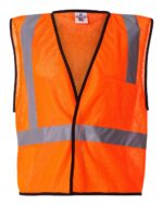 Kishigo - Economy Single Pocket Hook-and-Loop Mesh Vest - 1193-1194 - Image 3