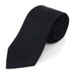 Boys' Classic Neck Tie – Pre-Tied Adjustable Design for Formal and School Wear