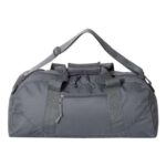Liberty Bags - Recycled 23 1/2" Large Duffel Bag, Zippered Main Opening with Rain Cover Over Zipper