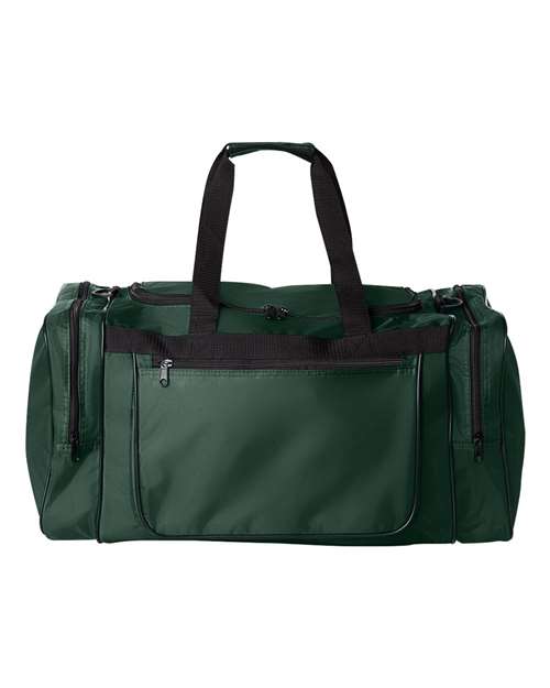 Forest Green Augusta Sportswear - 420-Denier Gear Bag with Zippered Front Pocket - Image 1