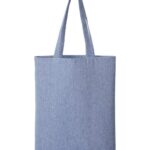 OAD - Midweight Recycled Gusseted Tote, 75/25 recycled cotton/recycled polyester canvas