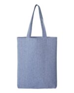 OAD - Midweight Recycled Gusseted Tote, 75/25 recycled cotton/recycled polyester canvas