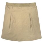 Girl's Stretch School Uniform Skort with Bow