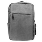 Slim Black Backpack – Lightweight & Stylish with Multiple Compartments - Image 3