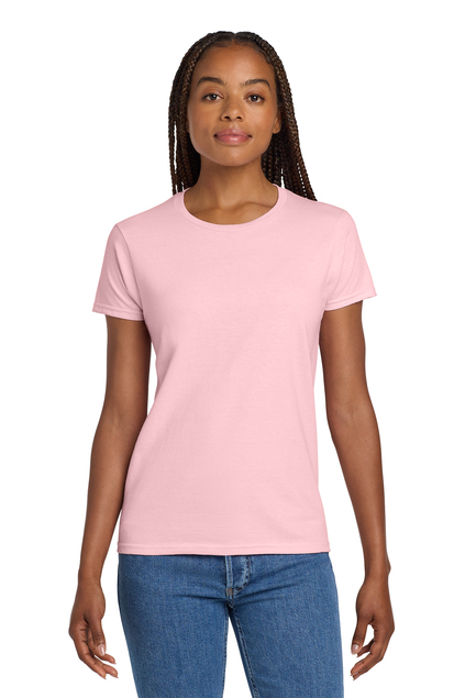 Gildan Women's Ultra Cotton 100% US Cotton Short Sleeve T-Shirt with Variety Colors