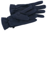 Port Authority Fleece Gloves with Black & Navy Colors