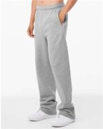 BELLA + CANVAS - Sponge Fleece Straight Leg Sweatpants with Side pockets & Variety Colors - Image 2