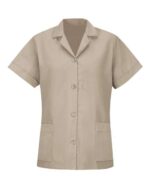Red Kap  Women's Loose Fit Short Sleeve Button Smock