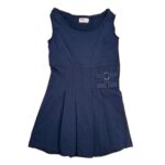 Girl's Stretch School Uniform Jumper, Classic-Style, Comfortable Fit - Image 2