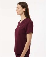 Jaanuu - Women's Rhena Essential 1-Pocket Scrub Classic fit V-Neck Top - Image 2